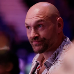 Tyson Fury preparing for the fight in April 2026