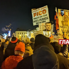 Протест проти уряду в Словаччині