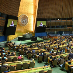 UN voting for peace in Ukraine