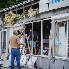 Рятувальні роботи на місці аварії