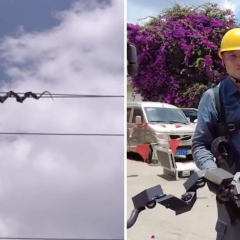 Snake robots for power line inspection