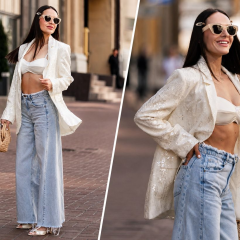 Girl in fashionable summer look 2026