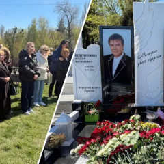 Monument to Vitaliy Bilonozhko at Baikove Cemetery
