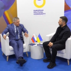 Зеленский и Фіцо на переговорах
