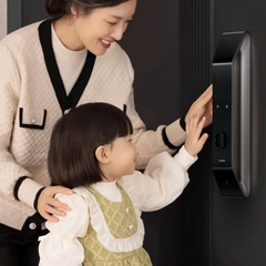 Зображення дверного замка з читанням вен