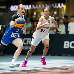 Игрок сборной Украины по баскетболу 3х3 в Румынии