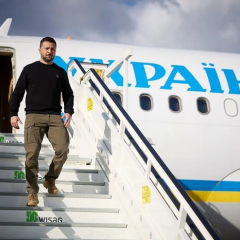 Літак Зеленського в аеропорті Польщі
