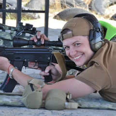 Волонтерка і військова Анастасія Єфімова