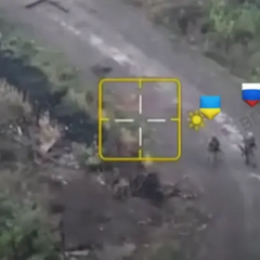 Украинский воин ликвидирует оккупантов