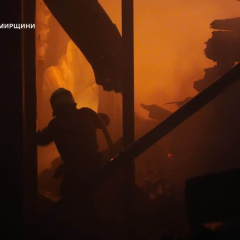 Пожар в Коростенском районе