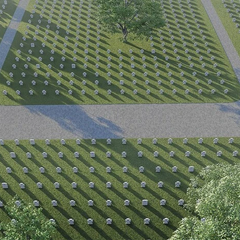 Будівництво військового цвинтаря під Києвом