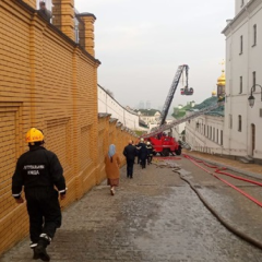Пожежа у Києво-Печерській лаврі: постраждалі люди