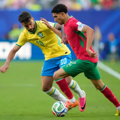 Brazil and Morocco teams at WC-2026