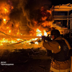 Пожежі на трьох локаціях Умані