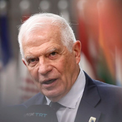 Фото украинского и европейского флагов