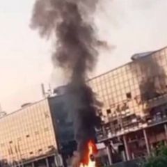 Пожар в техnopарке 'Элма' в Зеленограде