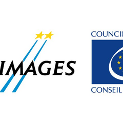 Логотип Eurimages на карте Европы
