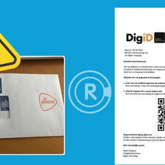 Письма DigiD с QR-кодами