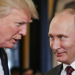 Трамп и Путин проводят разговор