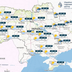 The atmospheric front is approaching Ukraine