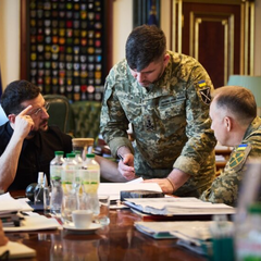 Зеленский на встрече с военными