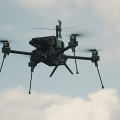 A couple helps a drone destroy saboteurs