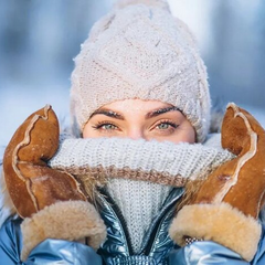 Сніжний пейзаж під час похолодання