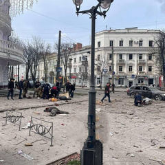 Фото разбитых домов после удара
