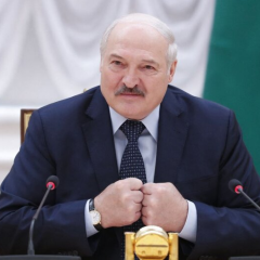 Коул и Лукашенко на встрече