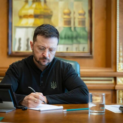 Зображення Зеленського та Путіна на переговорах