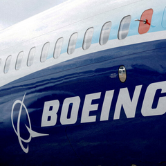 Літак Boeing під час аварії