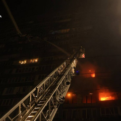 Наслідки ворожого нападу на Київ