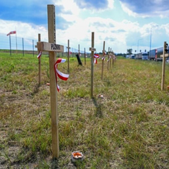 Эксумация польских жертв на Тернопольщине