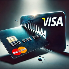 Логотипи Visa та monobank розміщені поруч