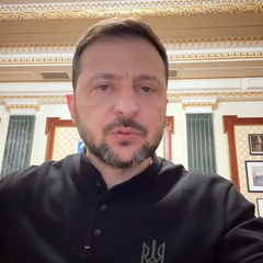 Президент Зеленский на переговорах