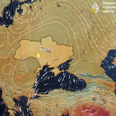 Weather in Ukraine: rains and storms