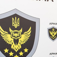 Логотип АРМА на фоне текста Программы действий Правительства