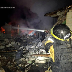 Поврежденное жилье и предприятия в Днепропетровщине