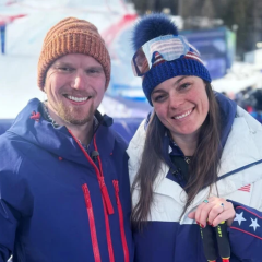 Olympic champion Brizi Johnson after unsuccessful ride