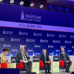 Sibiga Minister at the Warsaw Forum
