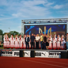 Olympic champion Saladukha opened the final of the school leagues in Kovel