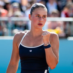 Marta Kostyuk defeated an Argentine at the start of Wimbledon