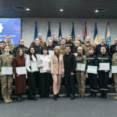 MVS psychologists help Ukrainians in heating