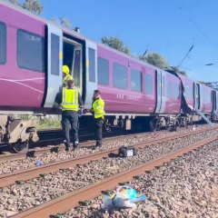 Trains collided: driver killed, 89 injured