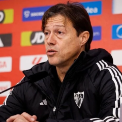 Sevilla's head coach Almeida disqualified for 7 matches