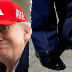 Trump in footwear for subordinates