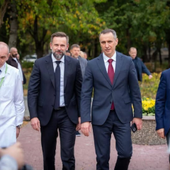 Новий корпус Берегівської лікарні в Закарпатті