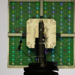 Prototype of antenna for military satellites