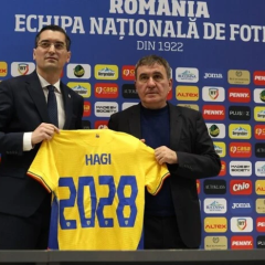Hagi leads Romania after Lucescu's death