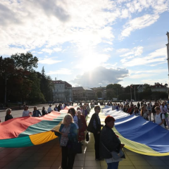 Тисячі людей святкують 35-річчя незалежності України